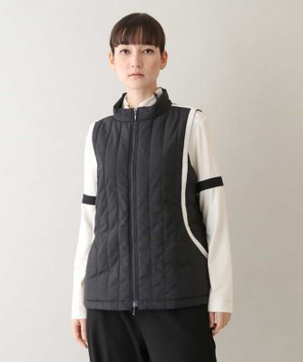 TRUNK HIROKO KOSHINO 中綿ライナー付き　ナイロンコート　中綿 HIROKO KOSHINO ヒロココシノ トランク ネックウォーマー付き