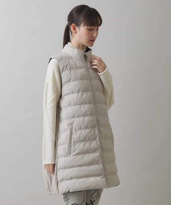 HIROKO KOSHINO / ヒロココシノ フリーモーションタフタパテッドベスト フリーモーションタフタパテッドベスト(ベスト・ジレ) | TRUNK