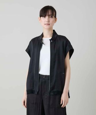 ＜TRUNK HIROKO KOSHINO (Women)＞バックフレアジョイントデザインベスト