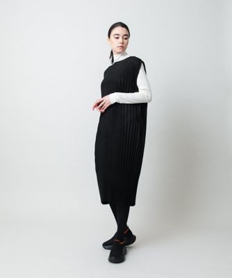 エコスエードアコーディオンプリーツワンピース | TRUNK HIROKO