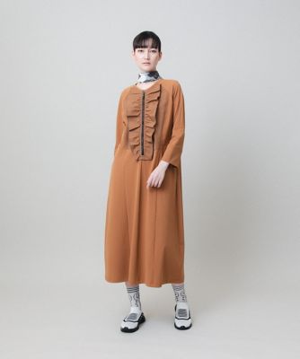 フロントフリルワンピース／洗える