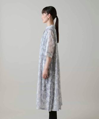 かもめロゴ総柄タックワンピース ／洗える | TRUNK HIROKO KOSHINO
