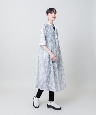 かもめロゴ総柄タックワンピース ／洗える | TRUNK HIROKO KOSHINO