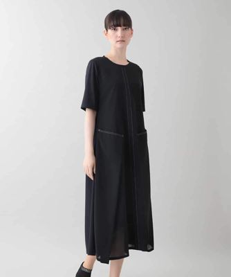 異素材ジョイントワンピース／洗える | TRUNK HIROKO KOSHINO