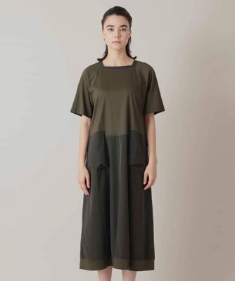 異素材コンビ配色ワンピース／洗える | TRUNK HIROKO KOSHINO (Women