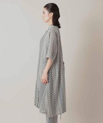 ジオメトリック柄ワンピース／洗える | TRUNK HIROKO KOSHINO (Women