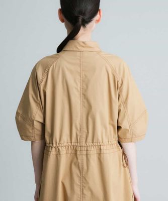 【洗濯機で洗える】タイプライター異素材ジョイントワンピース