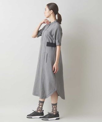 コットンリネンワッシャーワンピース／洗える