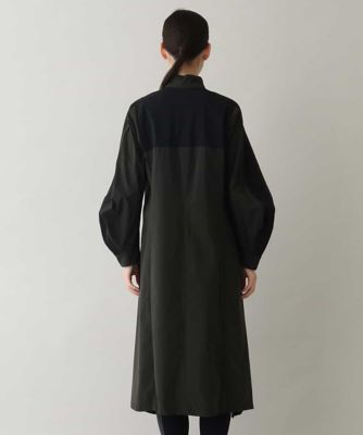 軽量タフタ変形スリーブデザインワンピース／洗える