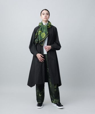 軽量タフタ変形スリーブデザインワンピース／洗える