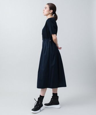 ブロッキングデザインワンピース／洗える