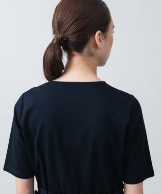 ブロッキングデザインワンピース／洗える