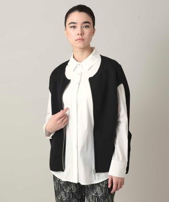 ミラノリブデザインニットベスト／洗える | TRUNK HIROKO KOSHINO