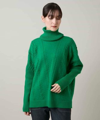 ＜TRUNK HIROKO KOSHINO (Women)＞ジャカードニットデザインプルオーバー　／洗える