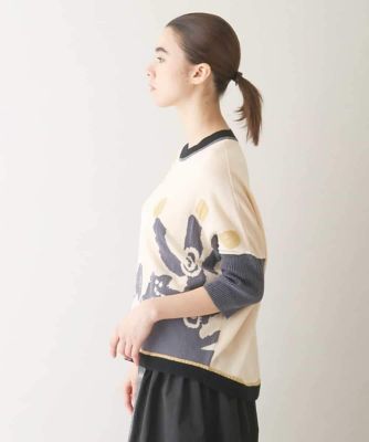 【M】美品　TRUNK HKロゴ　コシノヒロコ　 プルオーバー　ベスト　ジレ 美品【38】TRUNK HKロゴ コシノヒロコ プルオーバー ベスト ジレ