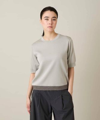 ＜TRUNK HIROKO KOSHINO (Women)＞ソフトラメニットトップス