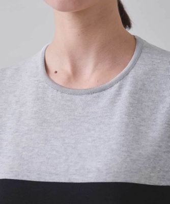 専用出品　ヒロココシノトランク　さらさらカットソー　トクコプルミエヴォル　ニット バック切り替えニットプルオーバー ／日本製／洗える | TRUNK