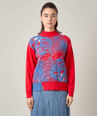 美品】TRUNK HIROKO KOSHINO ロゴドットパターンプルオーバー 美品