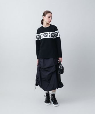 HIROKO KOSHINO TRUNK ドロストタフタスカート L 未使用品 タックドロストタフタスカート／洗える | TRUNK HIROKO KOSHINO (Women