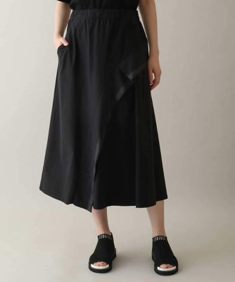 ＜TRUNK HIROKO KOSHINO (Women)＞フレアアクセントタフタスカート／洗える