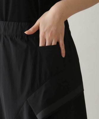 フレアアクセントタフタスカート／洗える