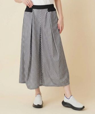トリコットストライプスカート／洗える | TRUNK HIROKO KOSHINO (Women
