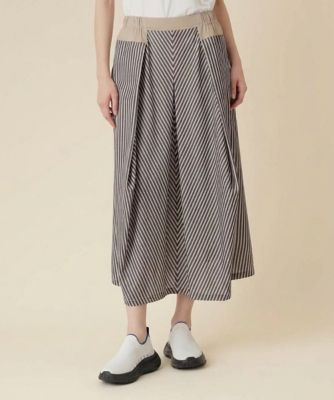 トリコットストライプスカート／洗える | TRUNK HIROKO KOSHINO (Women