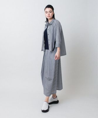 トリコットストライプスカート／洗える | TRUNK HIROKO KOSHINO (Women