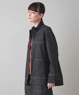 デニムリブジャケット／洗える | TRUNK HIROKO KOSHINO (Women