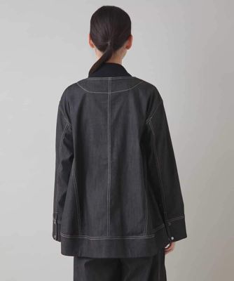 デニムリブジャケット／洗える | TRUNK HIROKO KOSHINO (Women