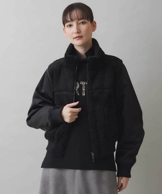 ＜TRUNK HIROKO KOSHINO (Women)＞ハイブリットショート丈ブルゾン