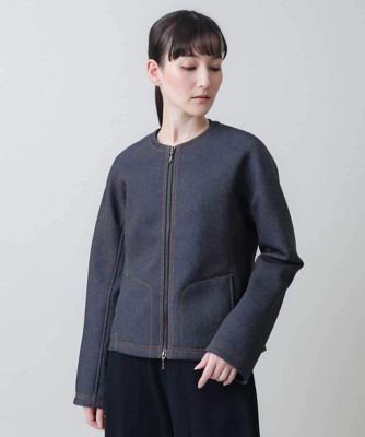 ＜TRUNK HIROKO KOSHINO (Women)＞デニムボンディングコンパクトジャケット