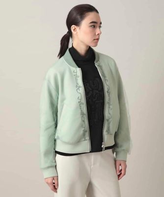 ＜TRUNK HIROKO KOSHINO (Women)＞チュールレイヤードダンボールニットブルゾン