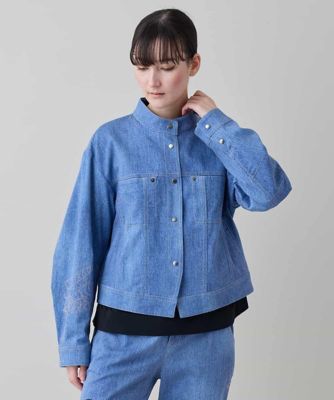 ＜TRUNK HIROKO KOSHINO (Women)＞メッセージプリントデニムジャケット