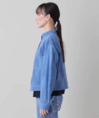 メッセージプリントデニムジャケット | TRUNK HIROKO KOSHINO (Women