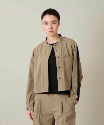 ＜TRUNK HIROKO KOSHINO (Women)＞配色ラインフロントボタンシャツブラウス