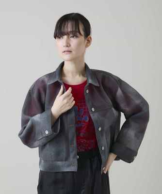 ＜TRUNK HIROKO KOSHINO (Women)＞Ｇジャンライクシアージャケット