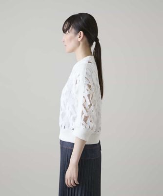 ロゴレースショートブルゾン／洗える | TRUNK HIROKO KOSHINO (Women
