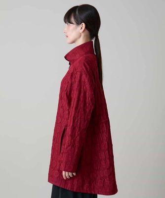 ロゴアクセントショートコート／日本製／洗える | TRUNK HIROKO