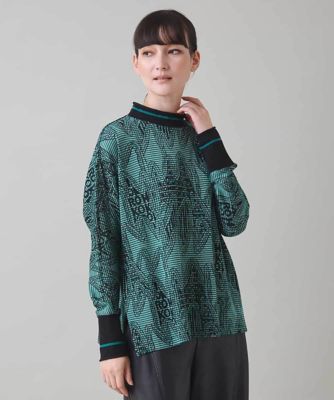 Hiroko＊ページ HIROKO BIS GRANDE｜【大きいサイズ】異素材ジョイントニット