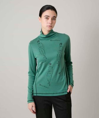 ＜TRUNK HIROKO KOSHINO (Women)＞イラストデザインカットソー／日本製／洗える