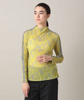 チュールロゴプリントカットソー ／日本製／洗える | TRUNK HIROKO