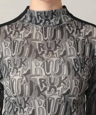 チュールロゴプリントカットソー ／日本製／洗える | TRUNK HIROKO