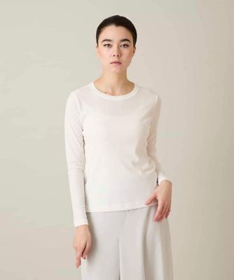 ＜TRUNK HIROKO KOSHINO (Women)＞シアーインナープルオーバー／日本製／洗濯機で洗える