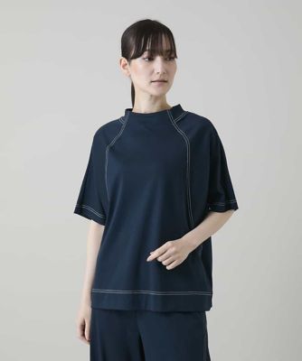 ＜TRUNK HIROKO KOSHINO (Women)＞コットンジャージーラグランプルオーバー／洗える