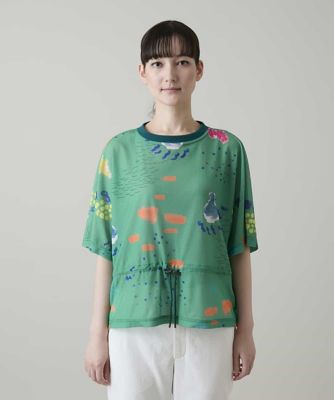 カラフルプリントシアーカットソー ／洗える | TRUNK HIROKO KOSHINO