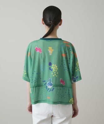 カラフルプリントシアーカットソー ／洗える | TRUNK HIROKO KOSHINO