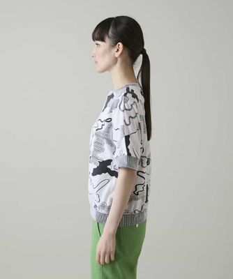ニュアンスモチーフデザインプルオーバー／日本製 | TRUNK HIROKO