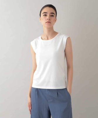 TRUNK HIROKO KOSHINO (Women)/トランクヒロココシノ グリッターロゴカットソー　／日本製／洗える