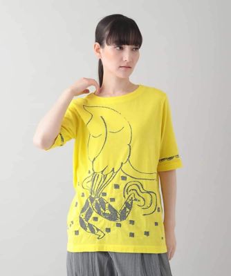 ＜TRUNK HIROKO KOSHINO (Women)＞ラメプリントデザインカットソー　／日本製／洗える